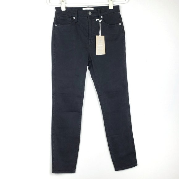 Madewell 10" High-Rise Skinny Jeans Johnny Wash - Picture 3 of 8